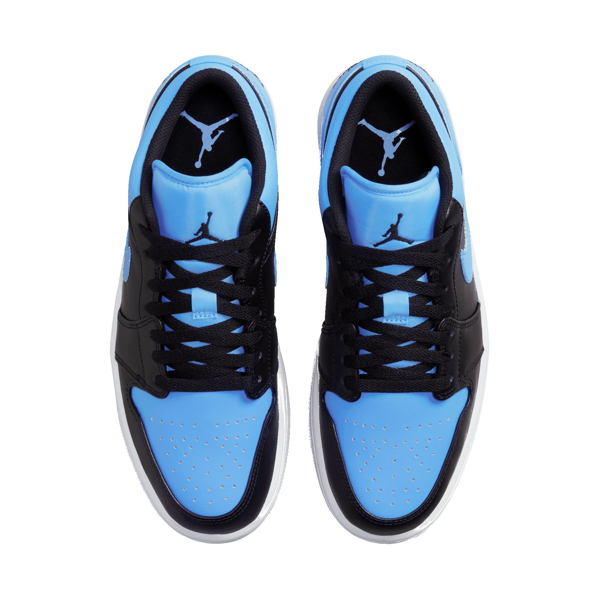 AIR JORDAN 1 LOW - BLACK / UNIVERSITY BLUE sold by Lapstone & Hammer product image thumbnail 4