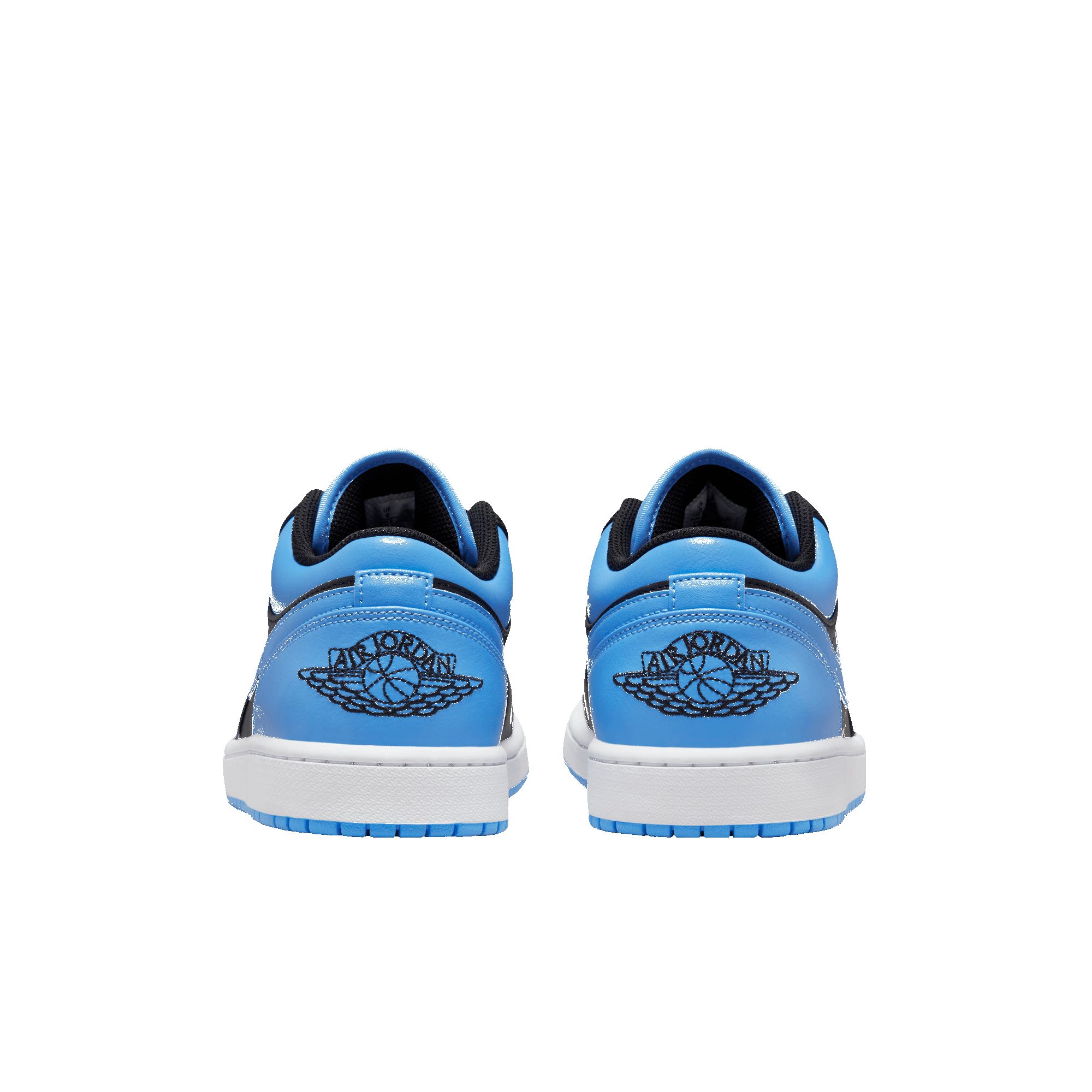 AIR JORDAN 1 LOW - BLACK / UNIVERSITY BLUE sold by Lapstone & Hammer product image thumbnail 2
