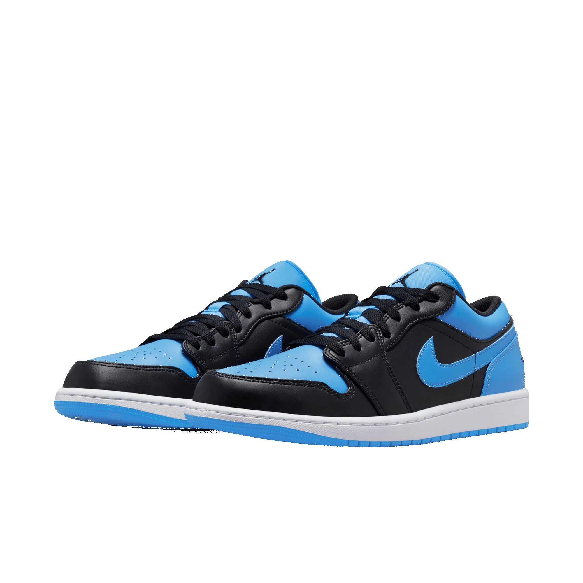 AIR JORDAN 1 LOW - BLACK / UNIVERSITY BLUE sold by Lapstone & Hammer product image thumbnail 3
