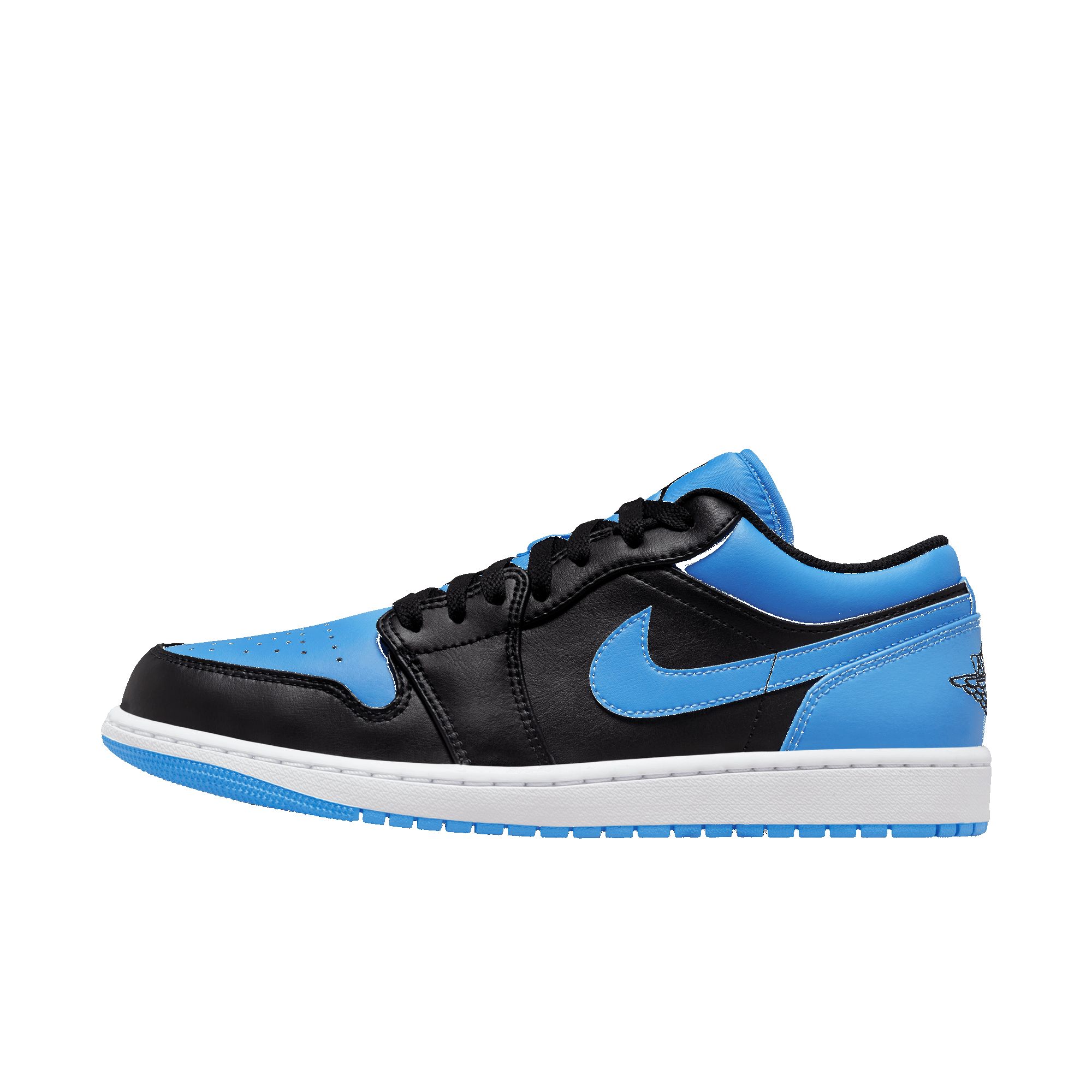 AIR JORDAN 1 LOW - BLACK / UNIVERSITY BLUE sold by Lapstone & Hammer product image thumbnail 5