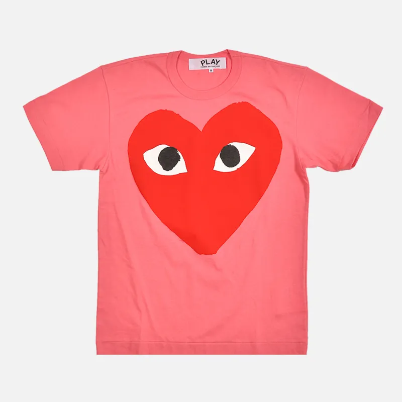 BIG HEART LOGO TEE - PINK sold by Lapstone & Hammer