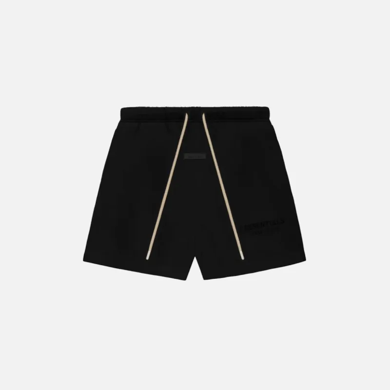 ESSENTIALS SWEATSHORT - JET BLACK sold by Lapstone & Hammer