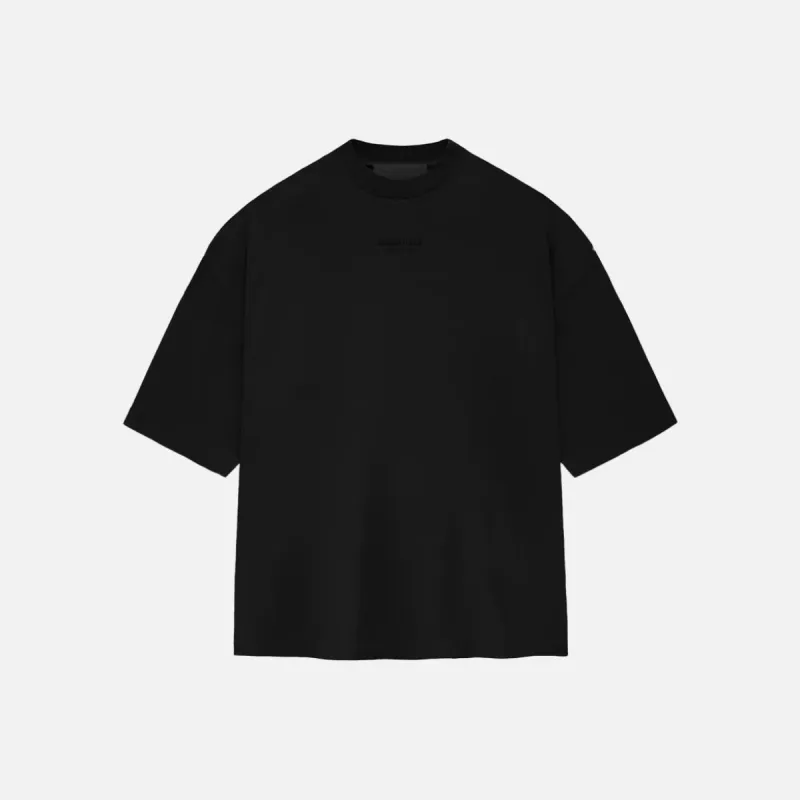ESSENTIALS TEE - JET BLACK sold by Lapstone & Hammer