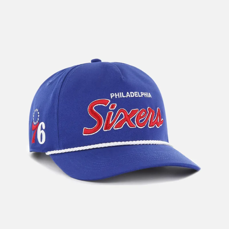 PHILADELPHIA 76ERS ROPE HAT - ROYAL sold by Lapstone & Hammer