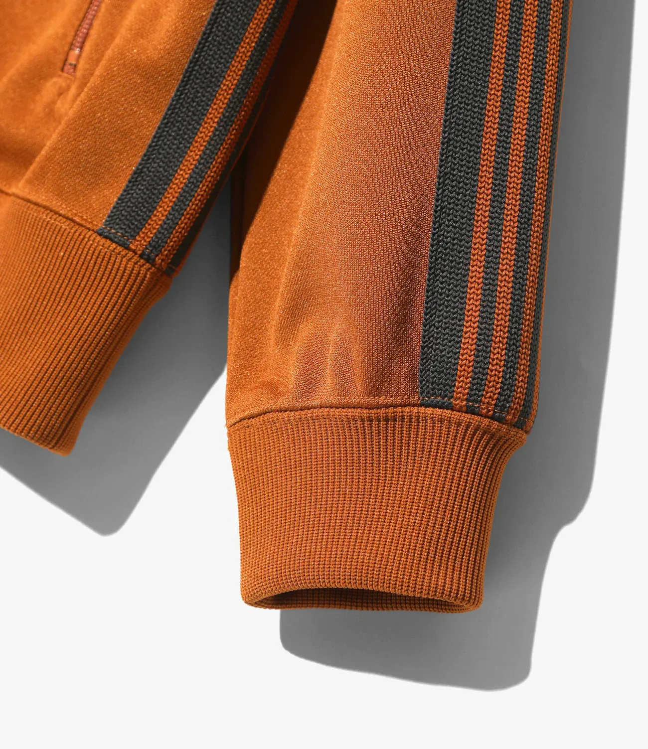 TRACK JACKET POLY SMOOTH - RUST sold by Lapstone & Hammer product image thumbnail 3