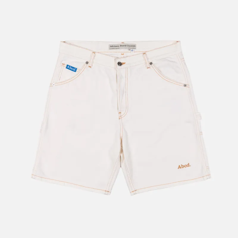 Abcd. Painter Short - WHITE sold by Lapstone & Hammer