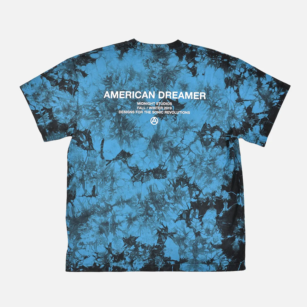 TIE-DYE LOGO TEE - BLUE sold by Lapstone & Hammer product image thumbnail 2