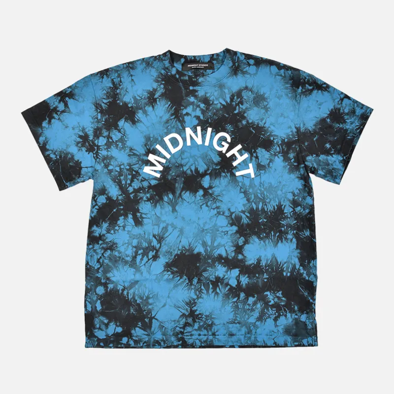TIE-DYE LOGO TEE - BLUE sold by Lapstone & Hammer