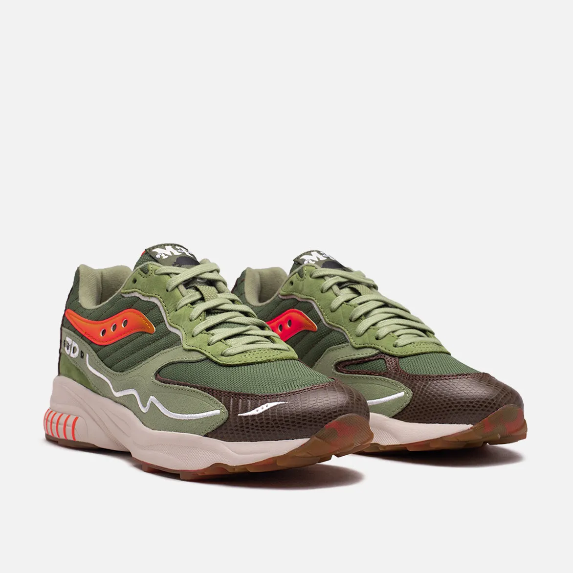 MAYBE TOMORROW X SAUCONY 3D GRID HURRICAINE "TORTOISE" sold by Lapstone & Hammer product image thumbnail 2