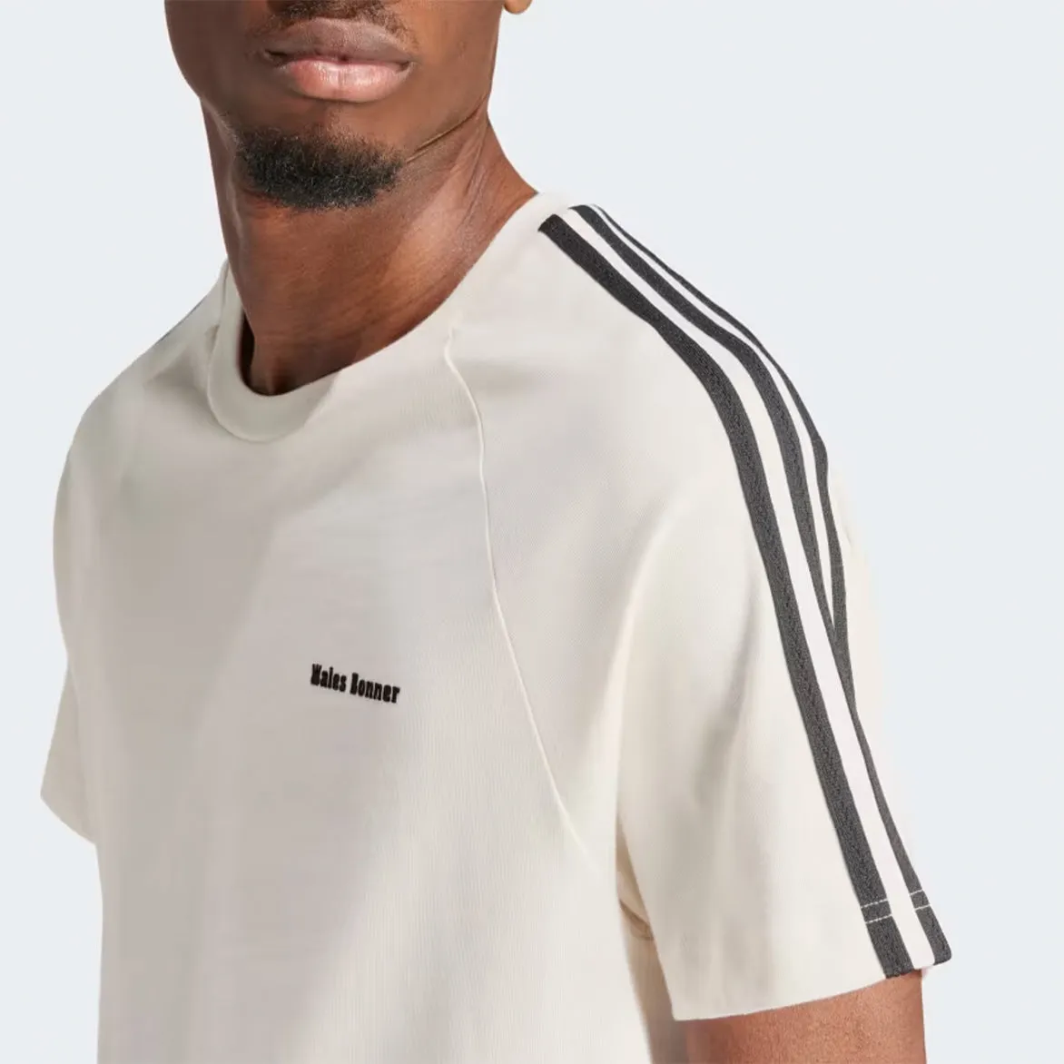 WALES BONNER X ADIDAS S/S TEE - CHALK WHITE sold by Lapstone & Hammer product image thumbnail 3