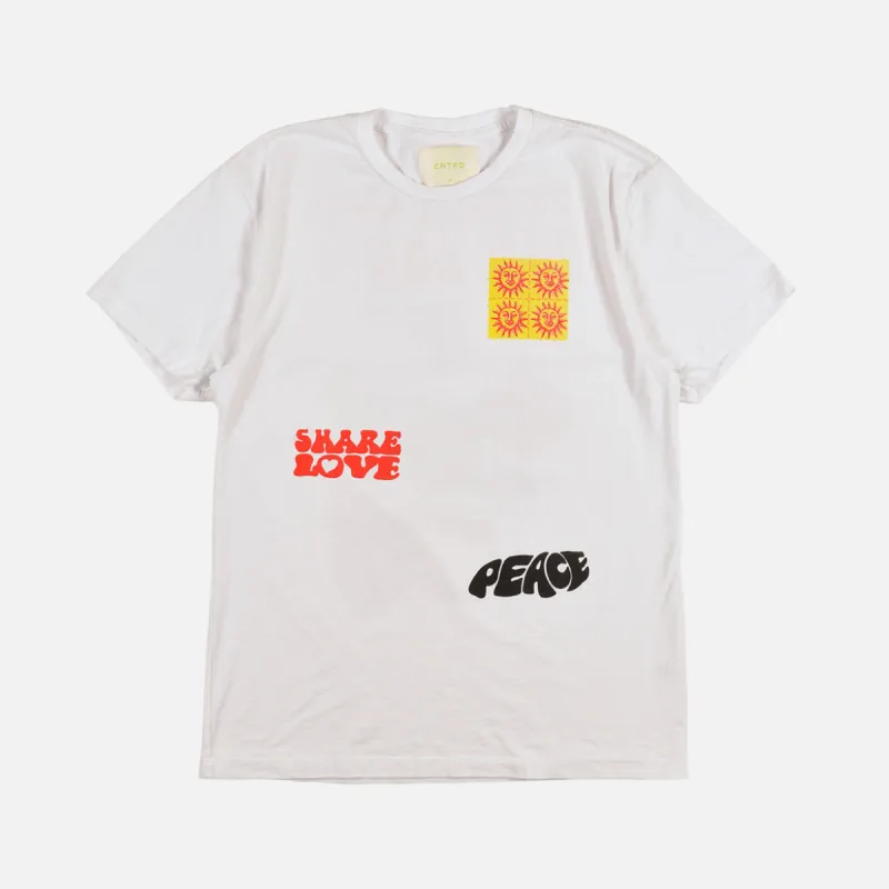 SUNSHINE TEE - WHITE sold by Lapstone & Hammer