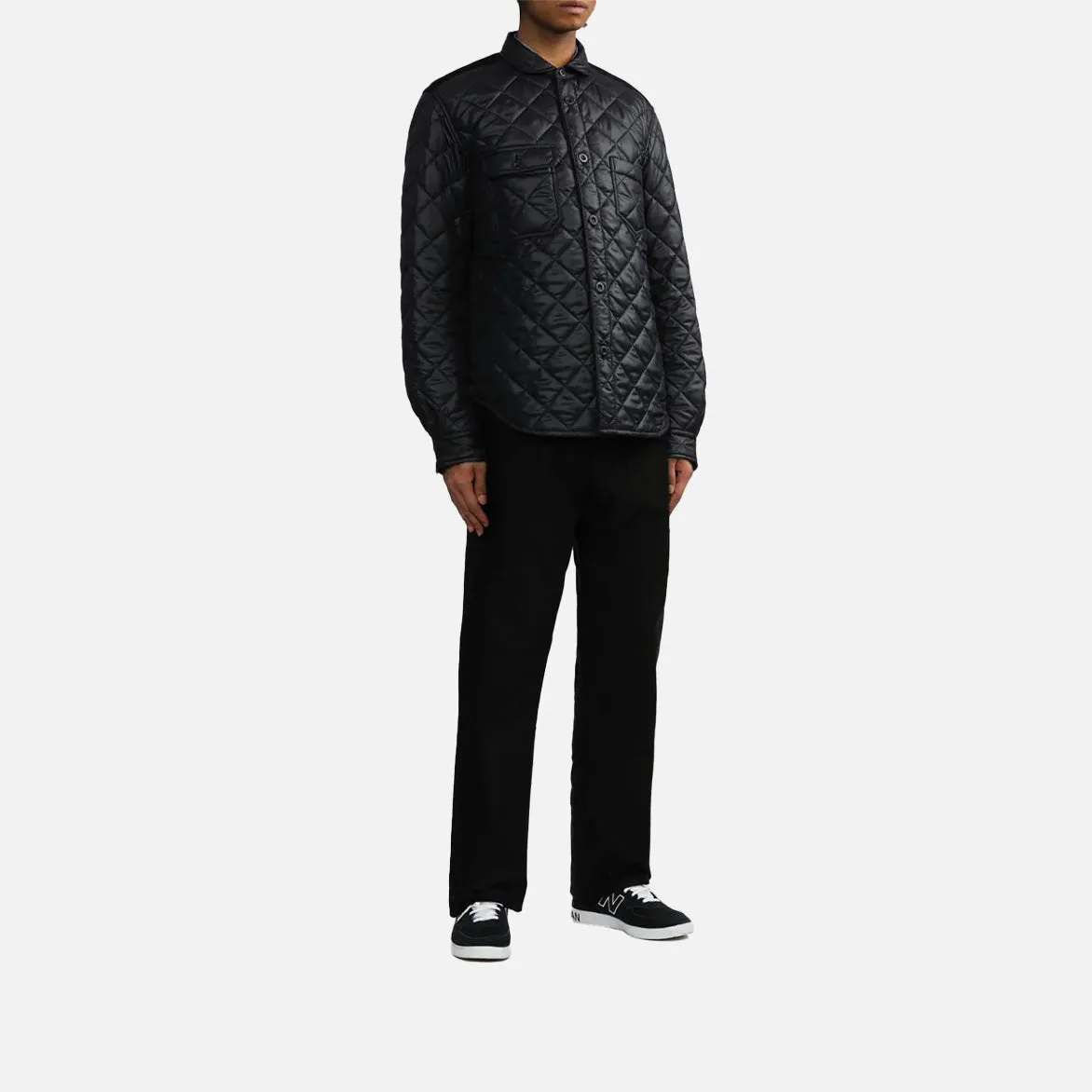 QUILTED JACKET - BLACK sold by Lapstone & Hammer product image thumbnail 2