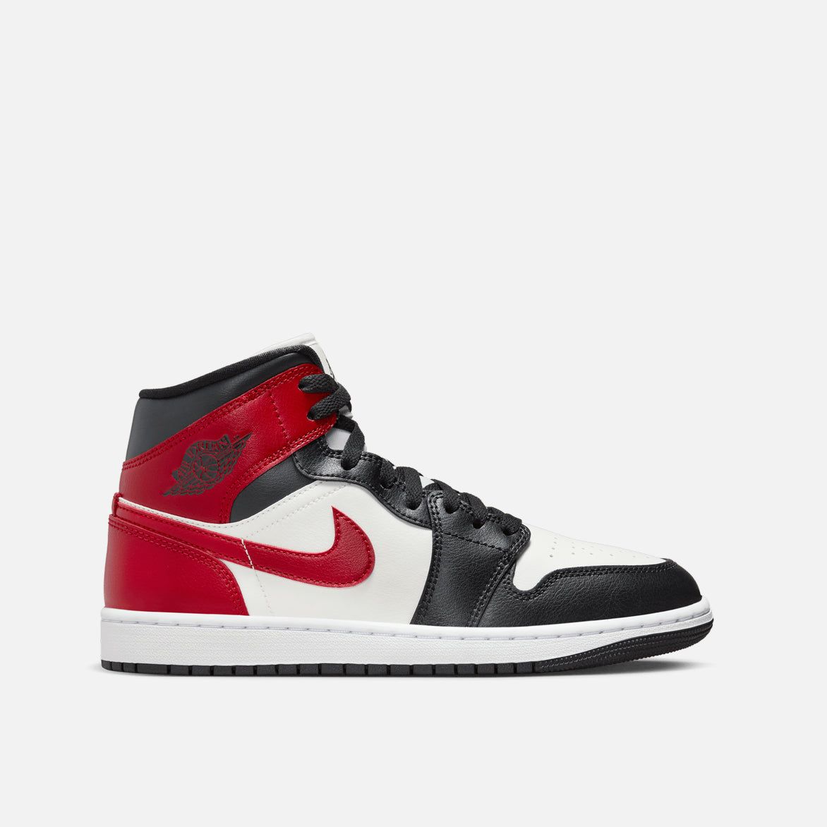 WMNS AIR JORDAN 1 MID "BLACK TOE" sold by Lapstone & Hammer