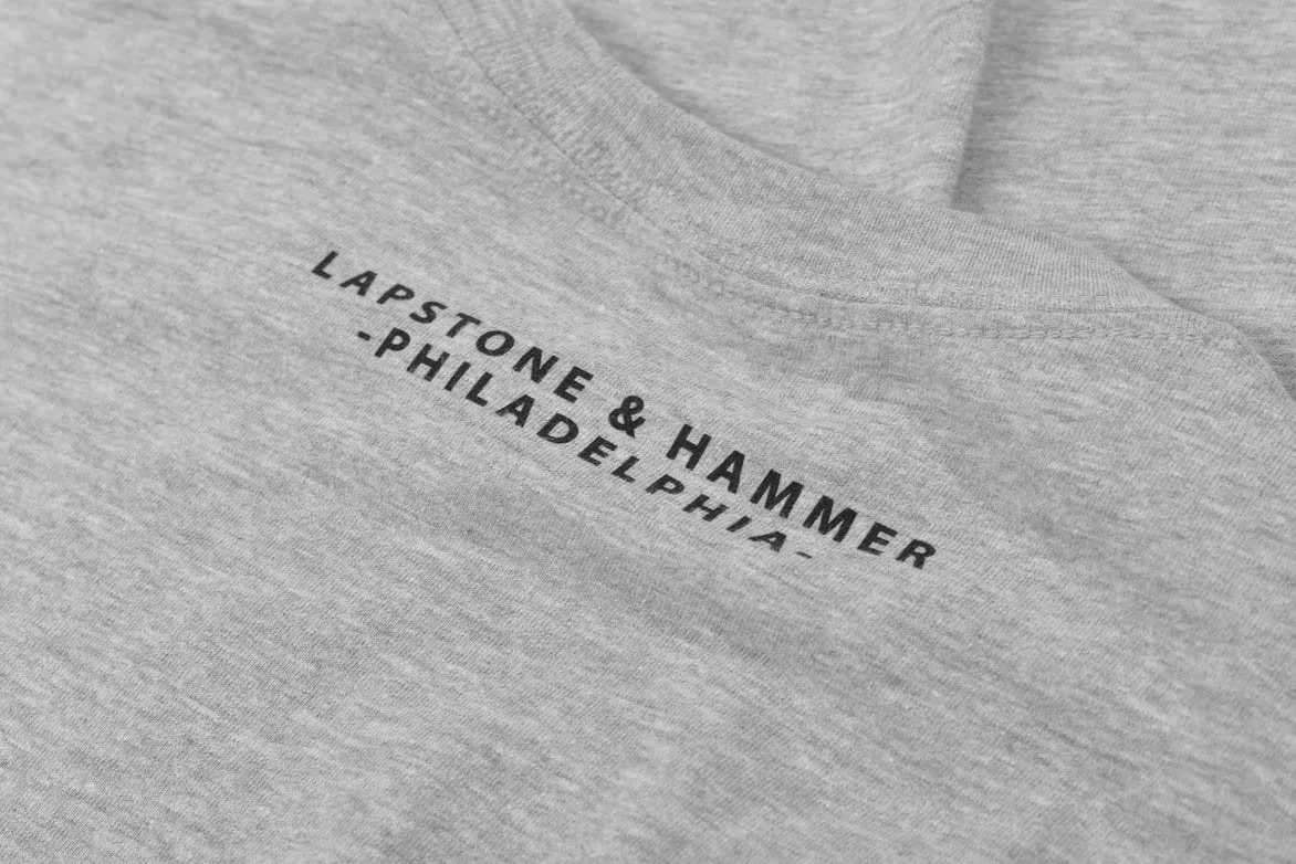 LAPSTONE LOGO POCKET TEE - GREY sold by Lapstone & Hammer product image thumbnail 4