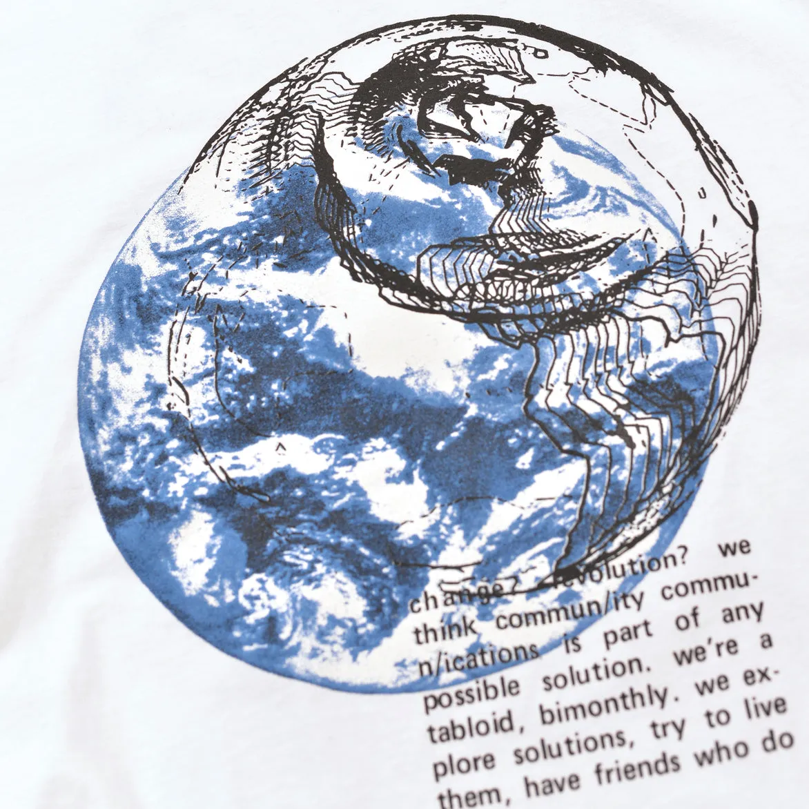 ORGANIC LOVE TEE - WHITE sold by Lapstone & Hammer product image thumbnail 3