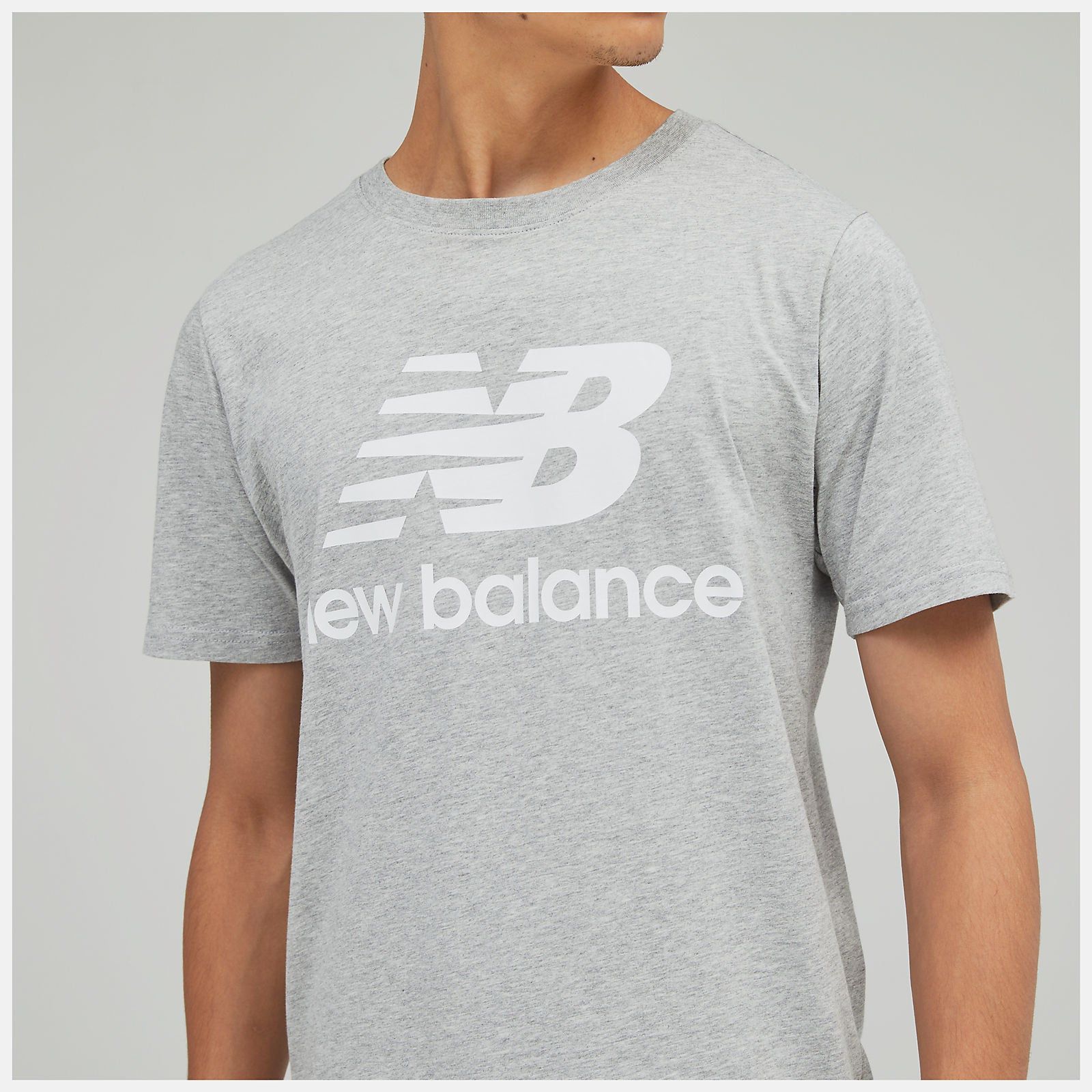 ESSENTIALS STACKED LOGO TEE - GREY sold by Lapstone & Hammer product image thumbnail 2