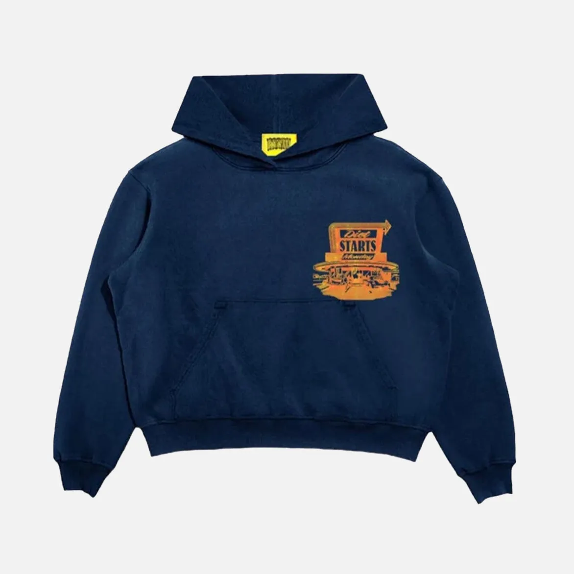 DINER HOODIE - NAVY sold by Lapstone & Hammer