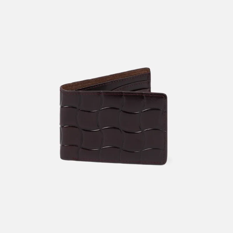 CLASSIC QUILTED WALLET - BURGUNDY sold by Lapstone & Hammer
