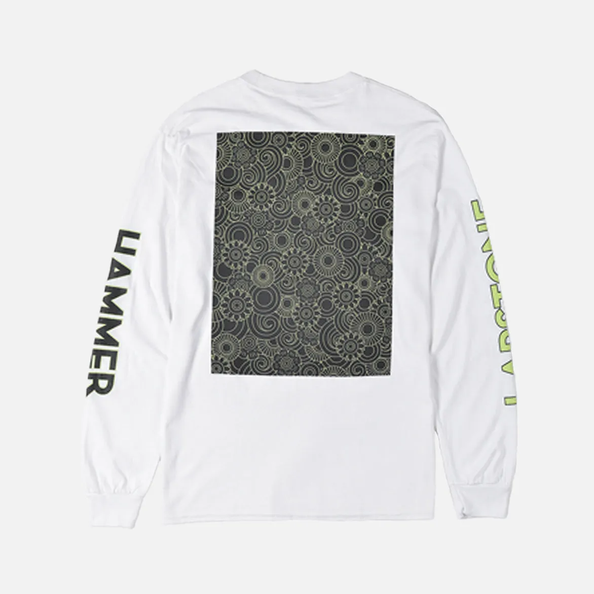 LAPSTONE DECO L/S TEE - WHITE / NEON sold by Lapstone & Hammer product image thumbnail 2
