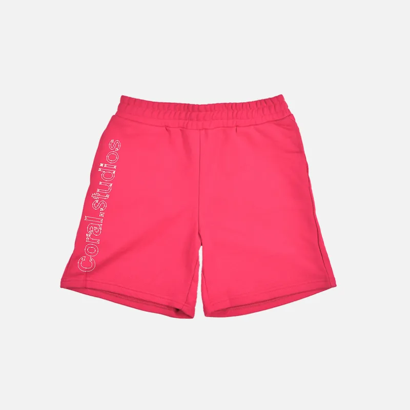 VECTOR SWEAT SHORTS - MAGENTA sold by Lapstone & Hammer