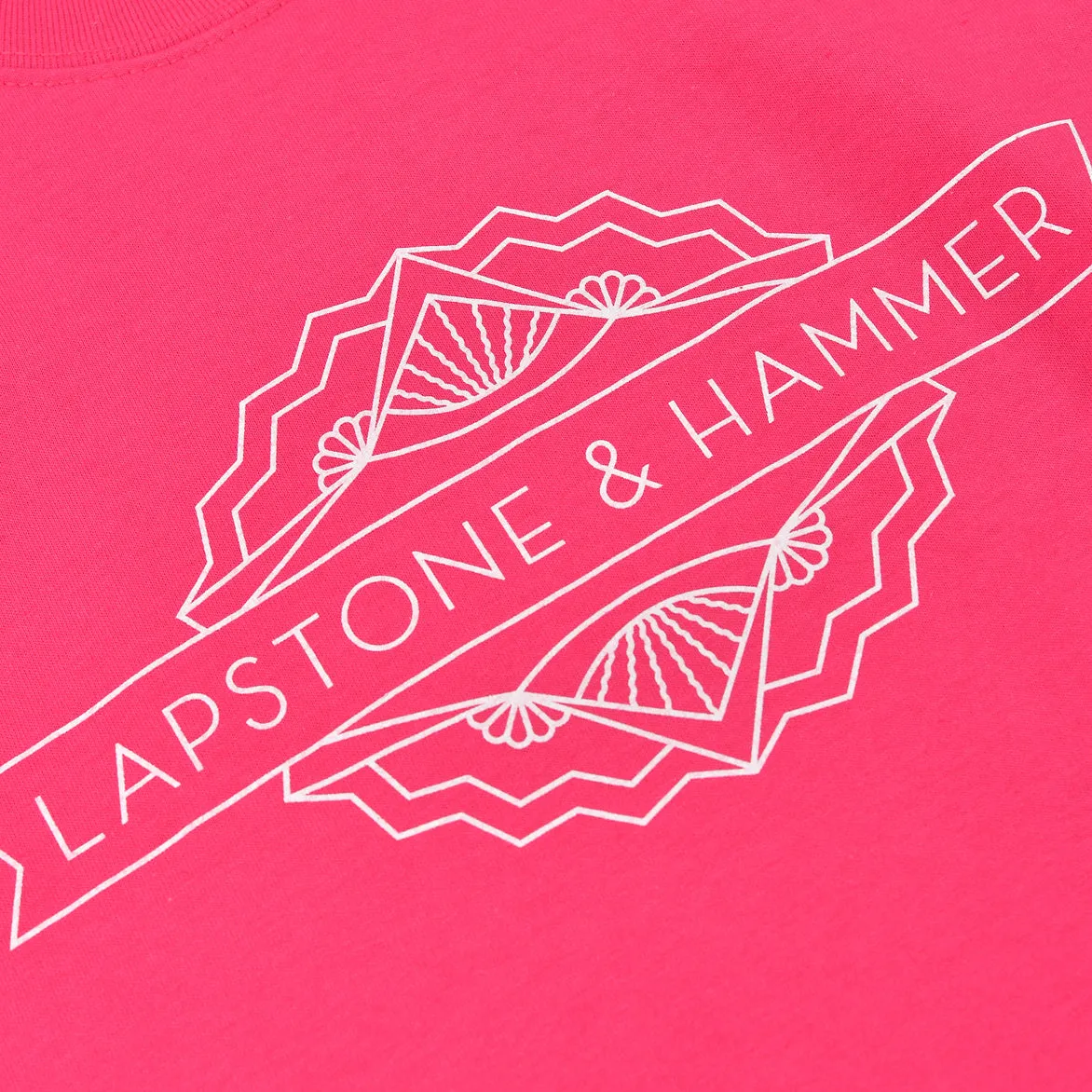 LH MAIN LOGO TEE - HOT PINK sold by Lapstone & Hammer product image thumbnail 3