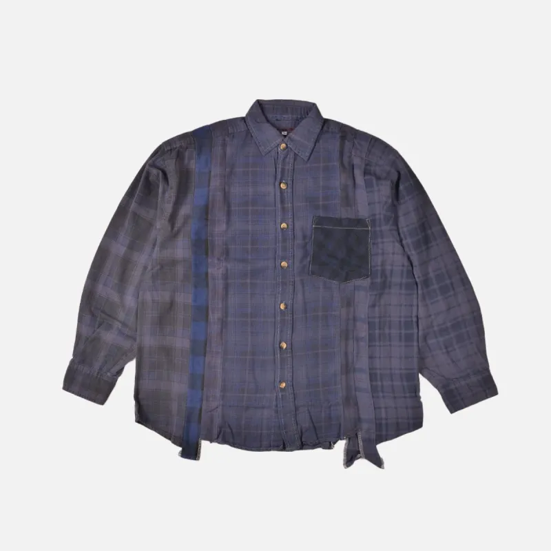 FLANNEL SHIRT -> 7 CUTS SHIRT / OVER DYE - MEDIUM sold by Lapstone & Hammer