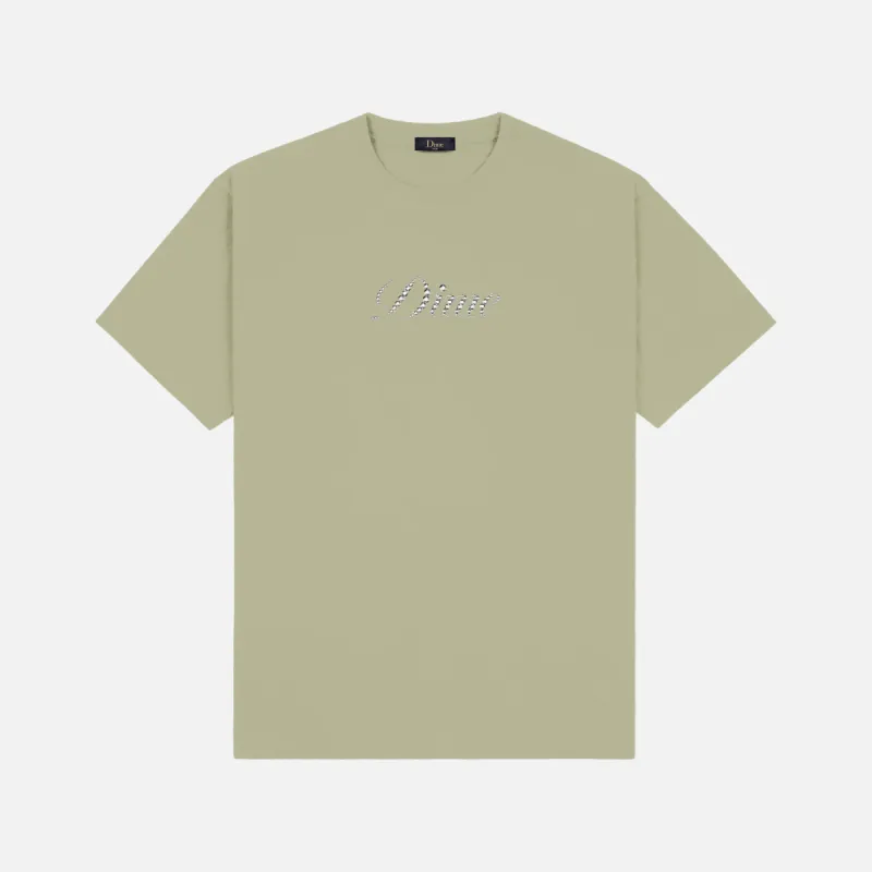 ICE CURSIVE T-SHIRT - WARM KHAKI sold by Lapstone & Hammer