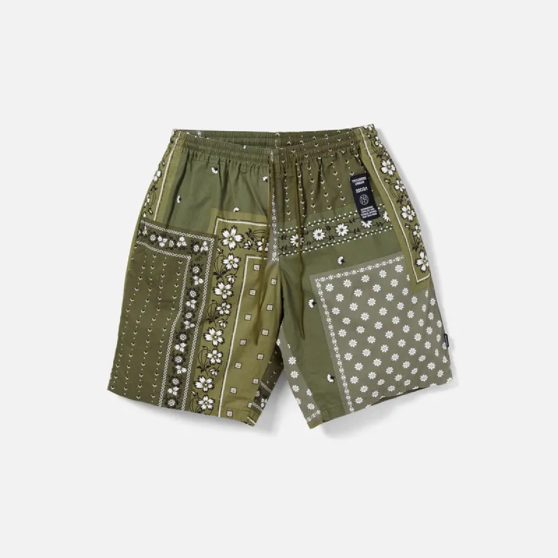 BANDANA CHOPPED / C-ST SHORTS - OLIVE DRAB made by Neighborhood