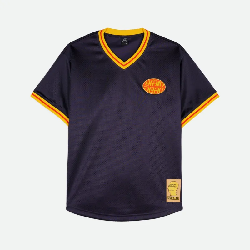 HOMERS MESH BASEBALL JERSEY - NAVY sold by Lapstone & Hammer