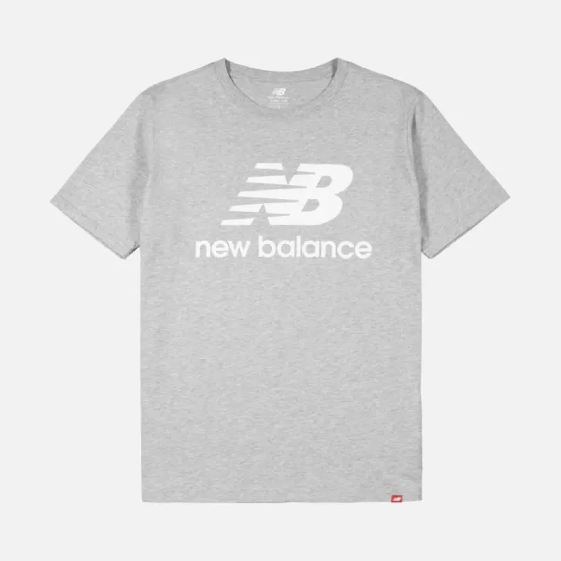 ESSENTIALS STACKED LOGO TEE - GREY sold by Lapstone & Hammer