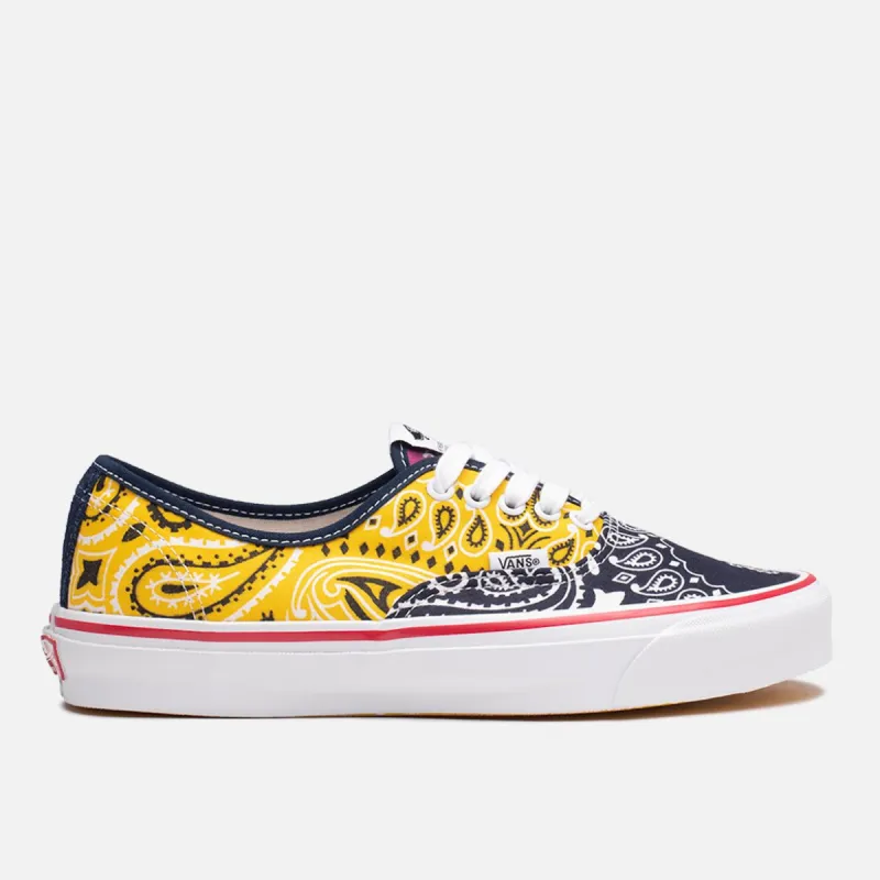BEDWIN X VANS OG AUTHENTIC LX "BANDANA" - NAVY / YELLOW sold by Lapstone & Hammer