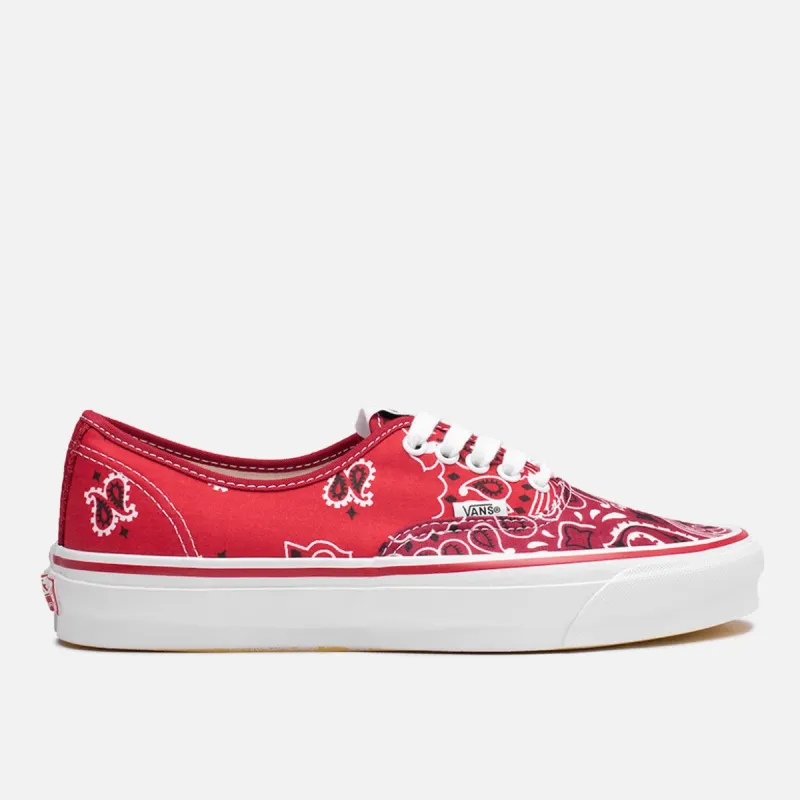 BEDWIN X VANS OG AUTHENTIC LX "BANDANA" - RED / PINK sold by Lapstone & Hammer