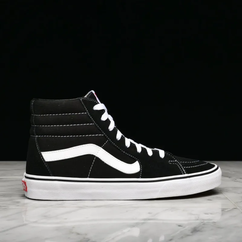 SK8-HI - BLACK / WHITE sold by Lapstone & Hammer