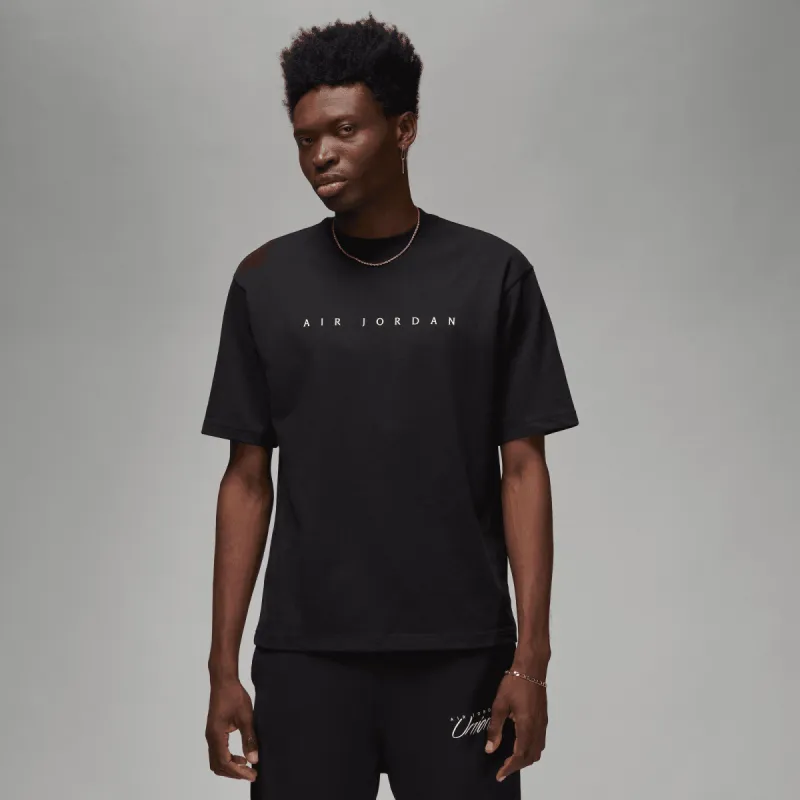 UNION LA X JORDAN S/S T-SHIRT - BLACK / COCONUT MILK made by Lapstone & Hammer