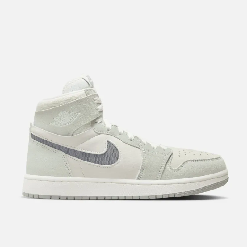 AIR JORDAN 1 ZM CMFT 2 - SUMMIT WHITE / LIGHT SILVER sold by Lapstone & Hammer