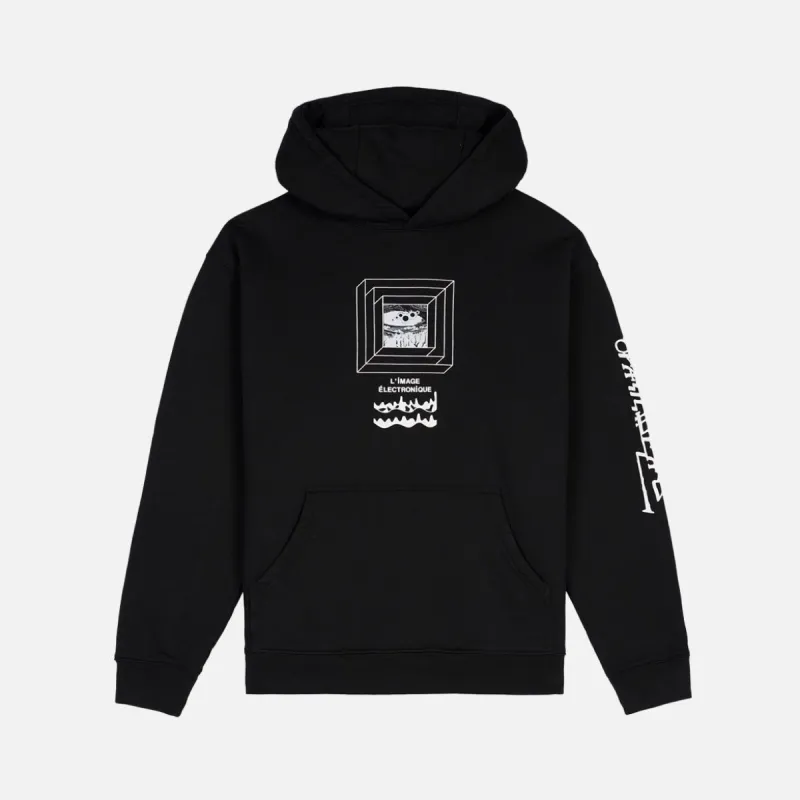 ELECTRONIQUE HOODIE - BLACK sold by Lapstone & Hammer