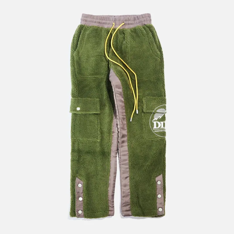 FLEECE CARGO PANTS - OLIVE sold by Lapstone & Hammer