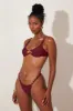 The Mars detail cup bikini - Wine  sold by MARS THE LABEL