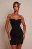 The structure cup corset set - Black sold by MARS THE LABEL