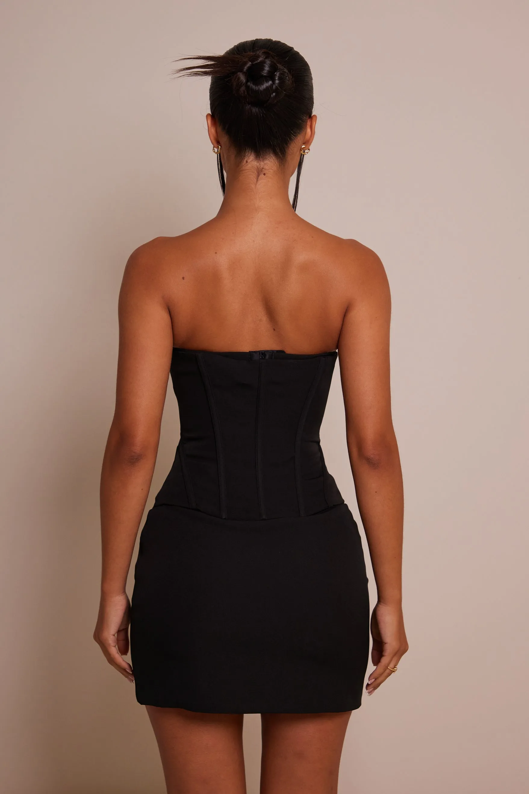 The structure cup corset set - Black sold by MARS THE LABEL product image thumbnail 5