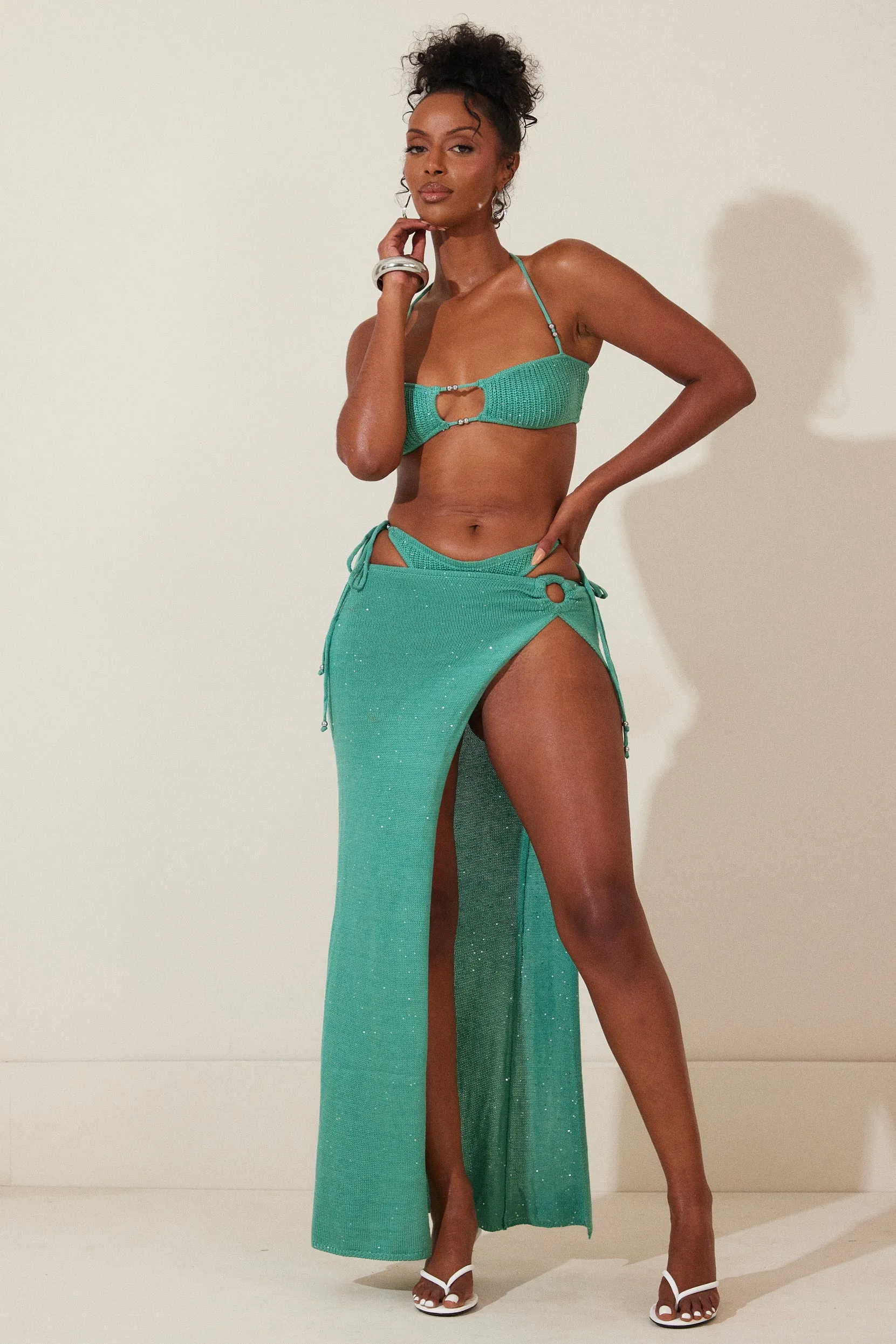 The Alaithea Maxi in Teal sold by MARS THE LABEL product image thumbnail 2