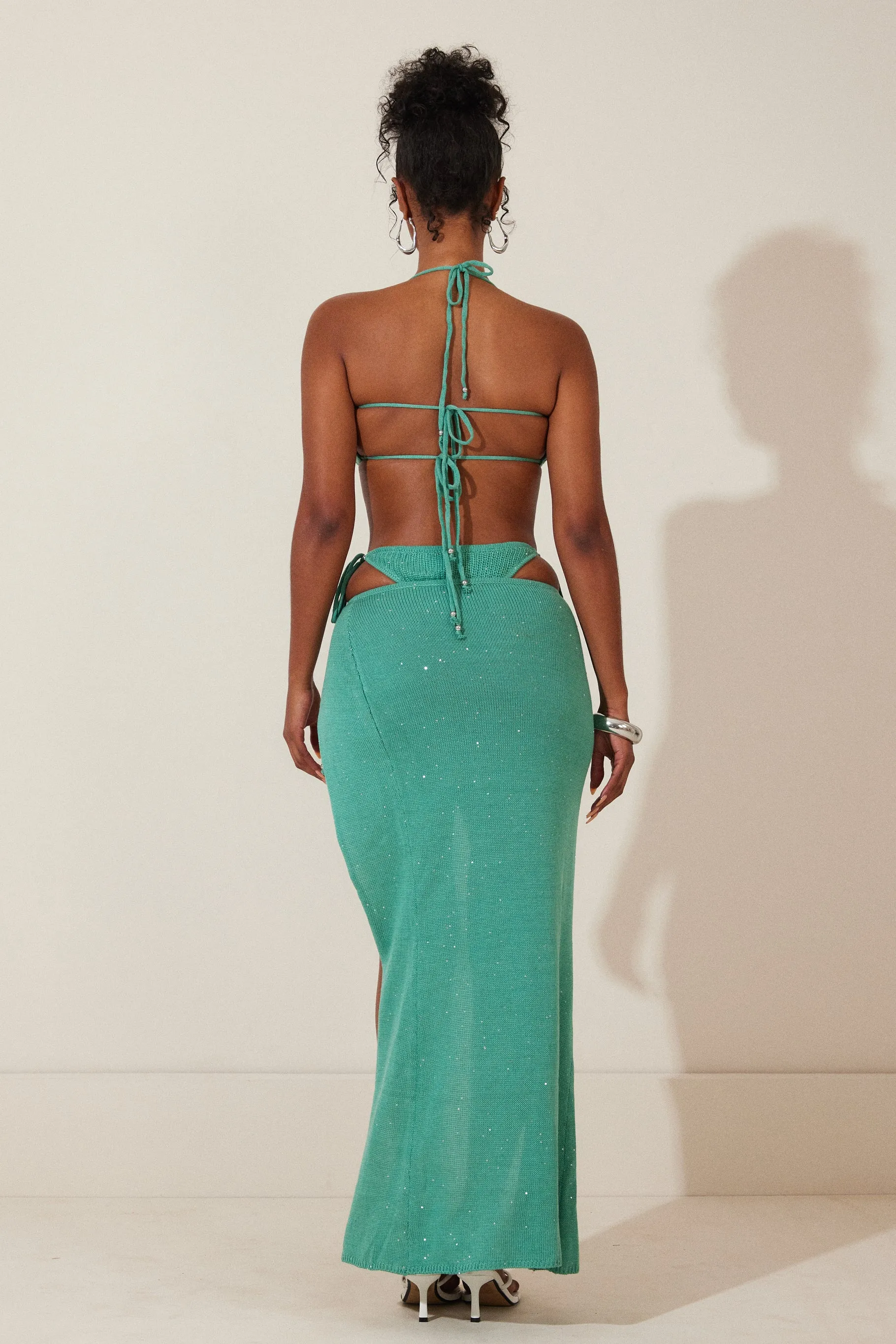 The Alaithea Maxi in Teal sold by MARS THE LABEL product image thumbnail 5