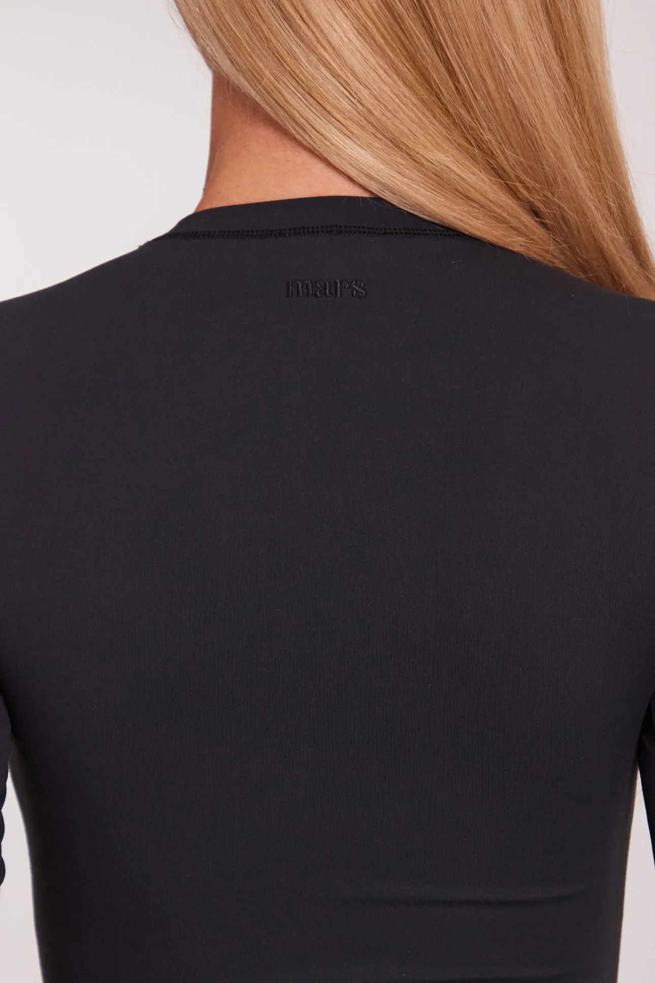 The Sculpt long sleeve tee - Black sold by MARS THE LABEL product image thumbnail 4