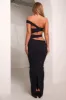 The multi strap maxi- Black sold by MARS THE LABEL