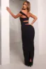 The multi strap maxi- Black sold by MARS THE LABEL