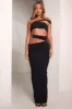 The multi strap maxi- Black sold by MARS THE LABEL