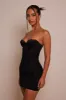 The mesh panel lace cup mini - Black sold by MARS THE LABEL