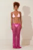 The Crochet maxi cover up- Pink sold by MARS THE LABEL