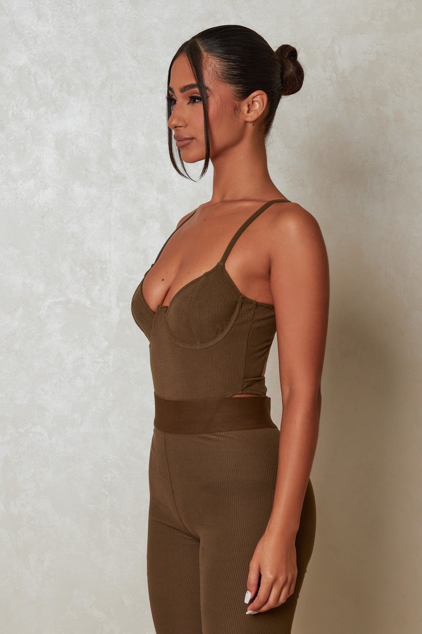 The Signature Bodysuit - Khaki sold by MARS THE LABEL product image thumbnail 2