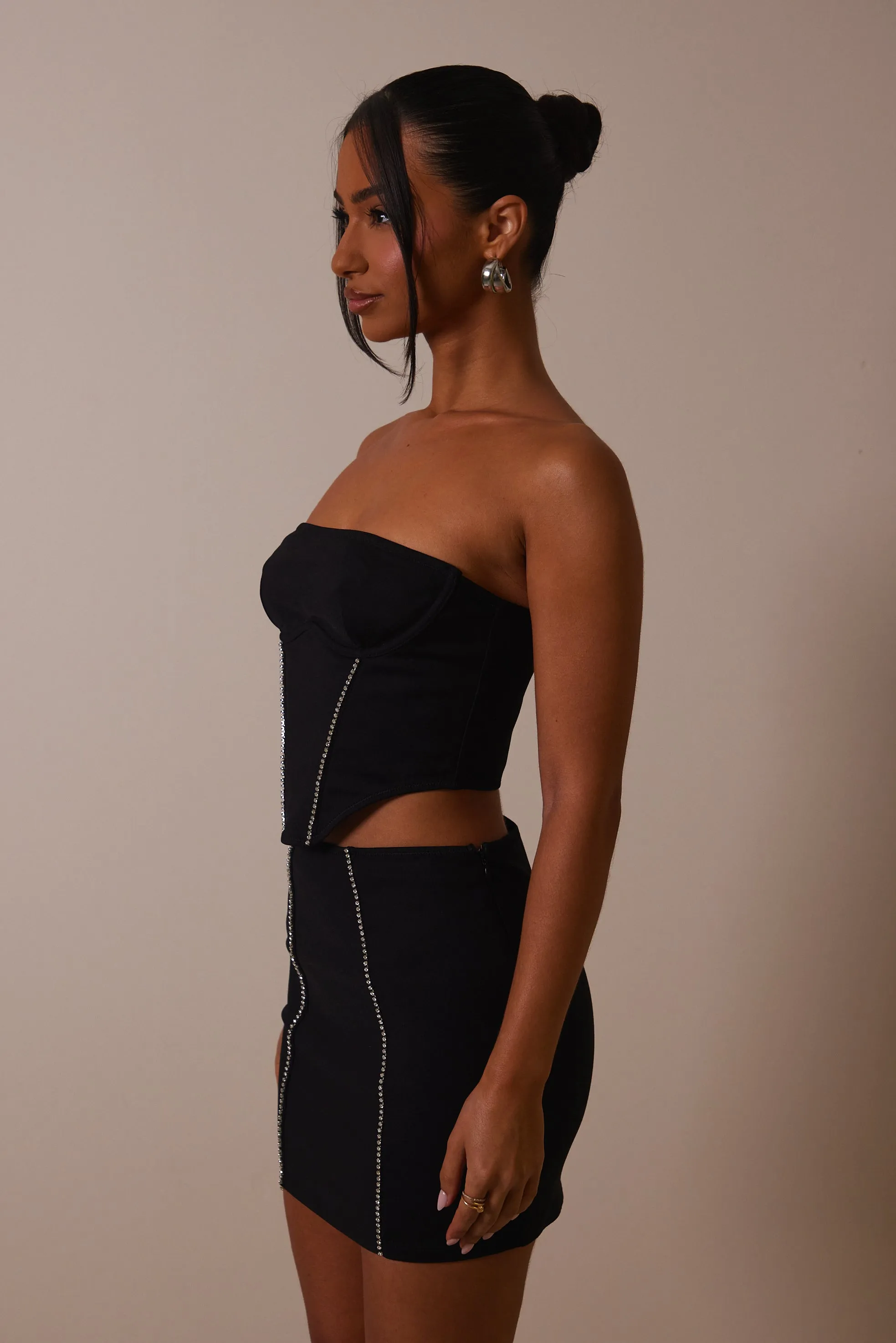 The Diamond seam set- Black sold by MARS THE LABEL product image thumbnail 3